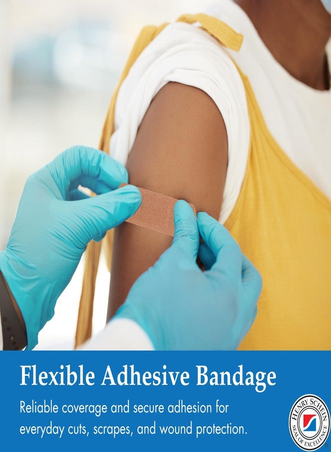 Henry Schein Adhesive Fabric Bandage Strips, 3/4" x 3", Sterile, Box of 100 - Image 5